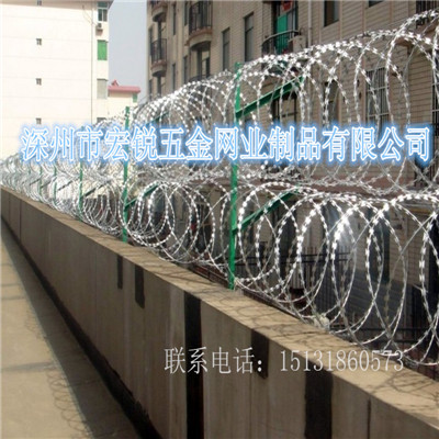 監(jiān)獄防護(hù)刺繩網(wǎng)，刺繩網(wǎng)圍欄，廠(chǎng)家直銷(xiāo)原始圖片2