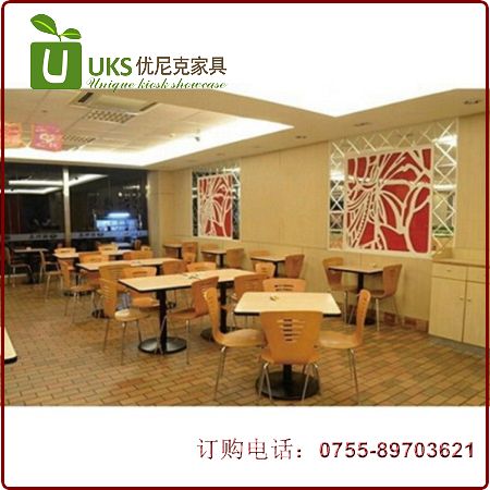不銹鋼框架餐桌椅組合高品質(zhì)快餐桌椅小餐廳快餐廳專用桌椅定做