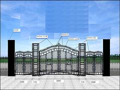 上哪买口碑好的三亚铁艺大门 兴隆铁艺大门