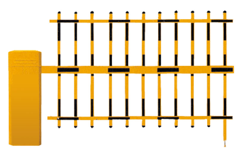 三欄柵欄防護(hù)道閘，雙層?xùn)艡诘篱l機(jī)安裝原始圖片3