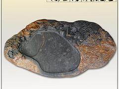綠端紫端茶盤代理加盟 出售廣東精致的老坑石茶盤