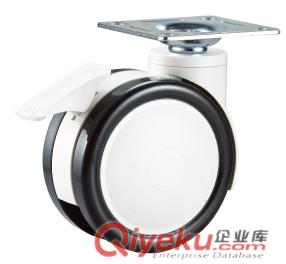 威霸腳輪直銷升級版全塑雙片靜音醫(yī)療腳輪原始圖片3