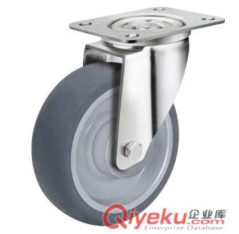 重型不銹鋼腳輪 超級人造膠TPR不銹鋼腳輪
