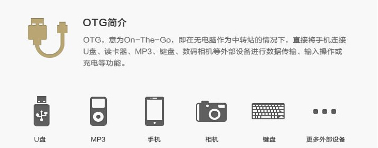 micro OTG线 OTG数据线 智能手机OTG线浙江杭州宁波温州otg数据线