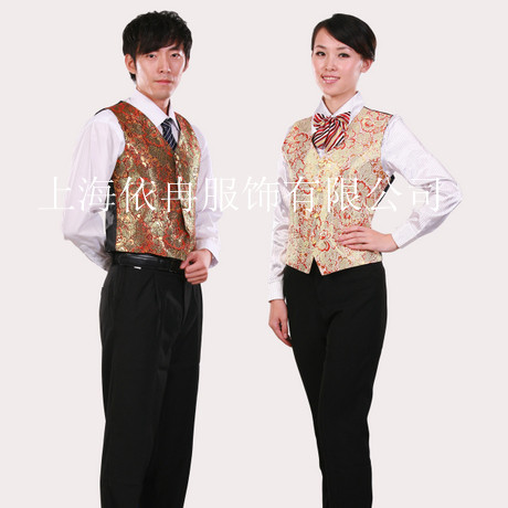 {zx1}款jdfw員工作服制服，廠家直銷定做酒店制服
