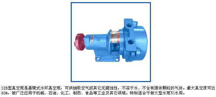 水環(huán)式SZB真空泵制造/安海泵業(yè)