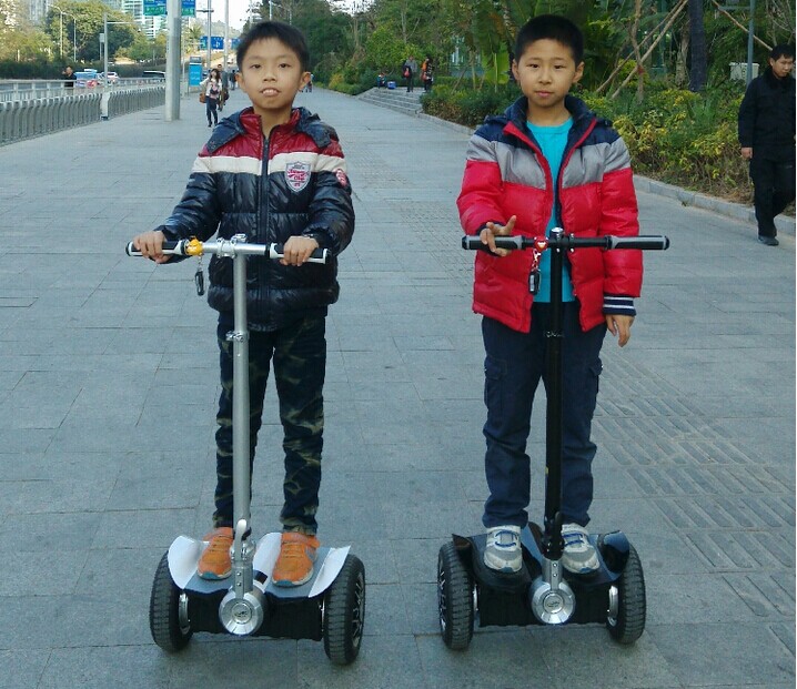 騎客先鋒E折疊電動(dòng)平衡車(chē)，商家廣告宣傳車(chē)，會(huì)展巡邏代步車(chē)，樓盤(pán)接待電動(dòng)車(chē)原始圖片3