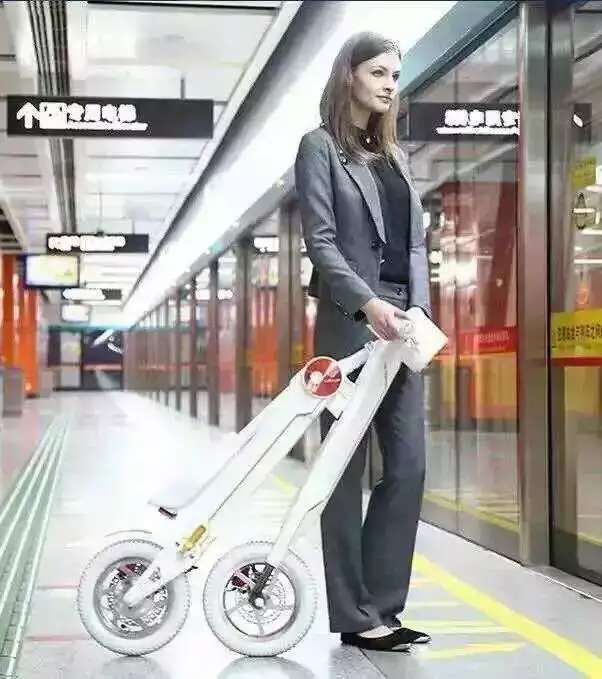折疊代步車易步樂和K1電動(dòng)自行車，上班休閑多功能車，荷蘭設(shè)計(jì)理念智能車原始圖片3