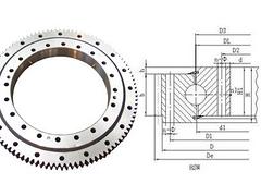 輕型單排球轉(zhuǎn)盤軸承——優(yōu)質(zhì)的單排四點接觸球式回轉(zhuǎn)支撐01系列內(nèi)齒式哪里有賣