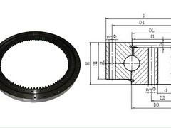 洛阳价位合理的单排四点接触球式回转支撑HS系列内齿式哪里买，中国单排四点接触球回转支承