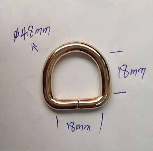 廠家直銷鐵線扣 D扣 D環(huán)等手袋箱包配件 zyjl