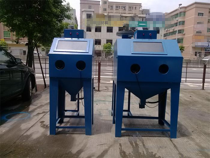 寧波手動噴砂機KH-9080A 鋼材除銹用箱式手動噴砂機原始圖片3