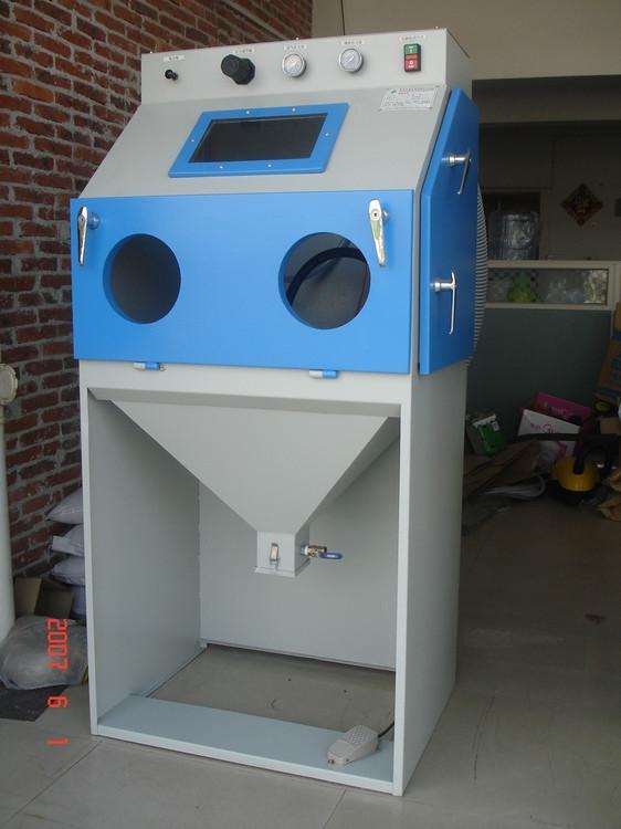 金華手動噴砂機KH-9080A 模具去氧化皮用箱式手動噴砂機原始圖片2