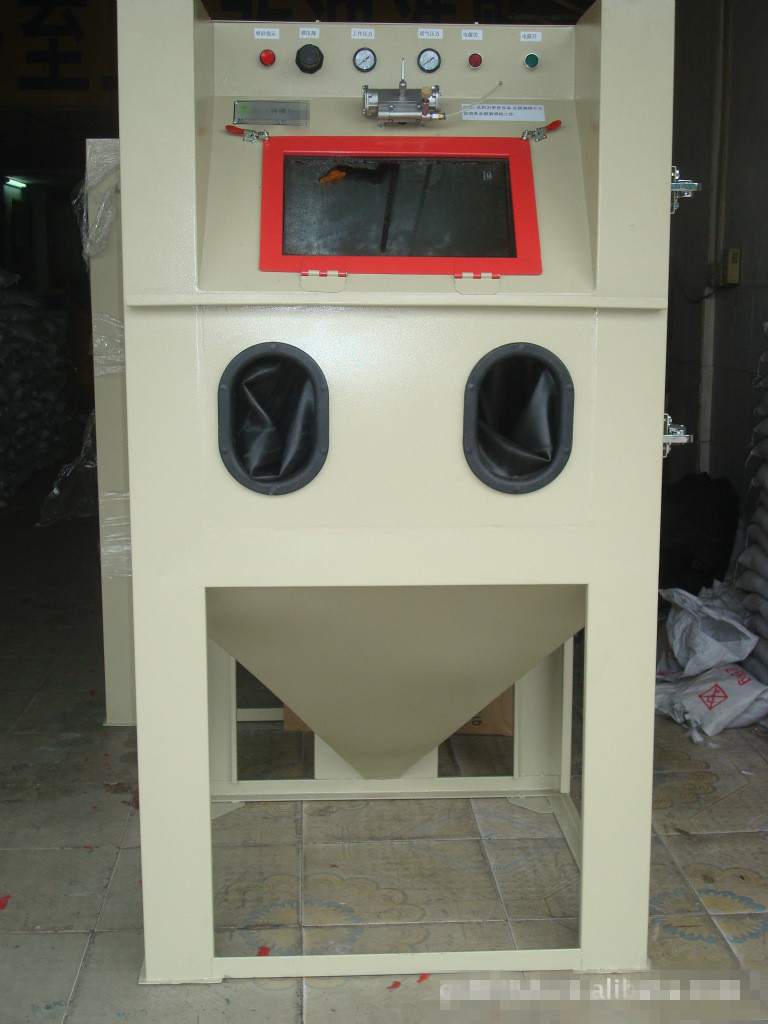 上海KH-9060A手動(dòng)噴砂機(jī) 鑄造件去毛剌用手動(dòng)噴砂機(jī)原始圖片3