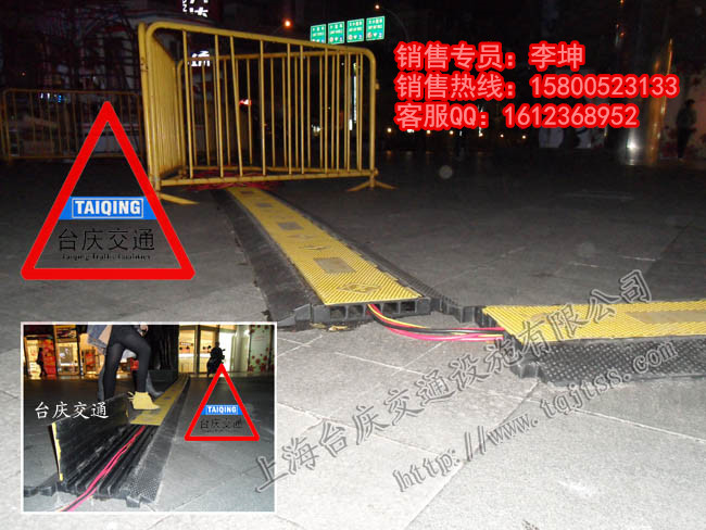 洛陽新型橡膠過線板原始圖片2