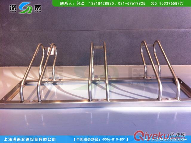 標(biāo)準(zhǔn)型不銹鋼卡位式停車架(自行車專用)