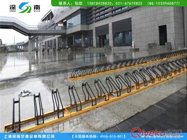   標準型碳素鋼卡位式停車架(自行車專用) 