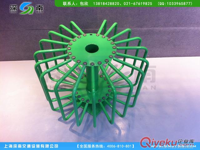  隔板單立型碳素鋼花莆式停車架(自行車專用)