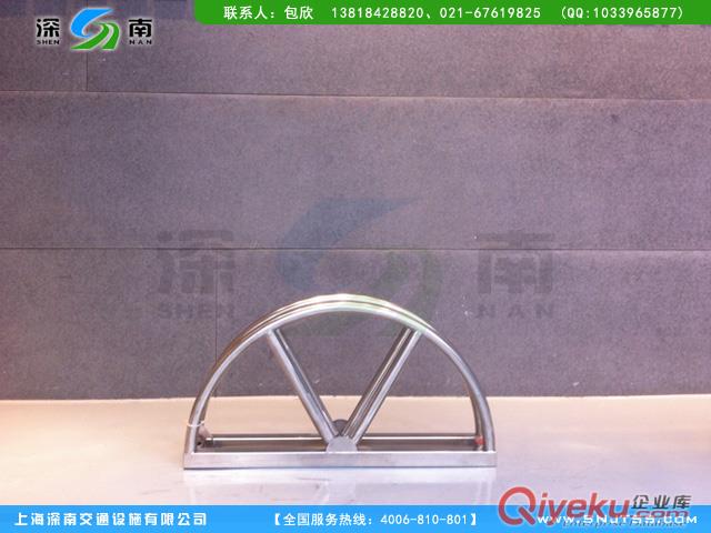  D型不銹鋼卡位式停車架(自行車專用)