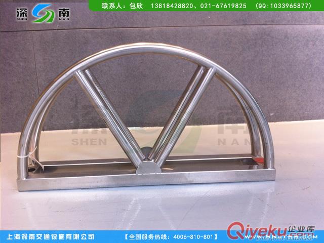  D型不銹鋼卡位式停車架(自行車專用)