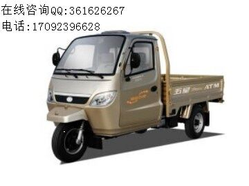 福田五星200帶駕駛室方向盤自卸三輪摩托車tj原始圖片2