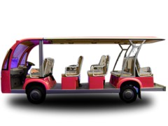 青海觀光車哪里有賣：選實惠的益高電動觀光車，就到甘肅奧博貿易
