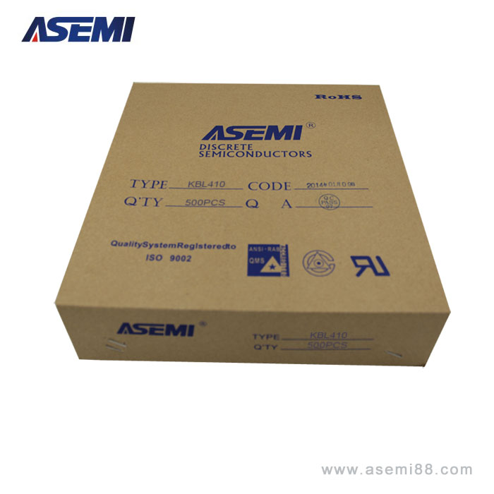 臺灣ASEMI品牌整流橋堆KBL410原始圖片3