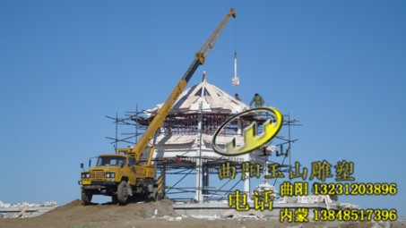 烏蘭浩特浮雕泥稿施工照