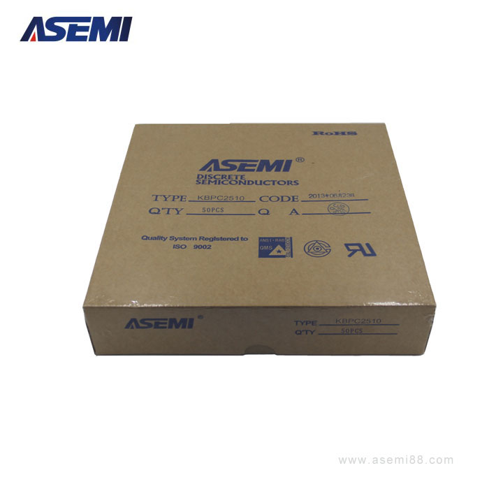 ASEMI整流橋KBPC2510 25A1000V