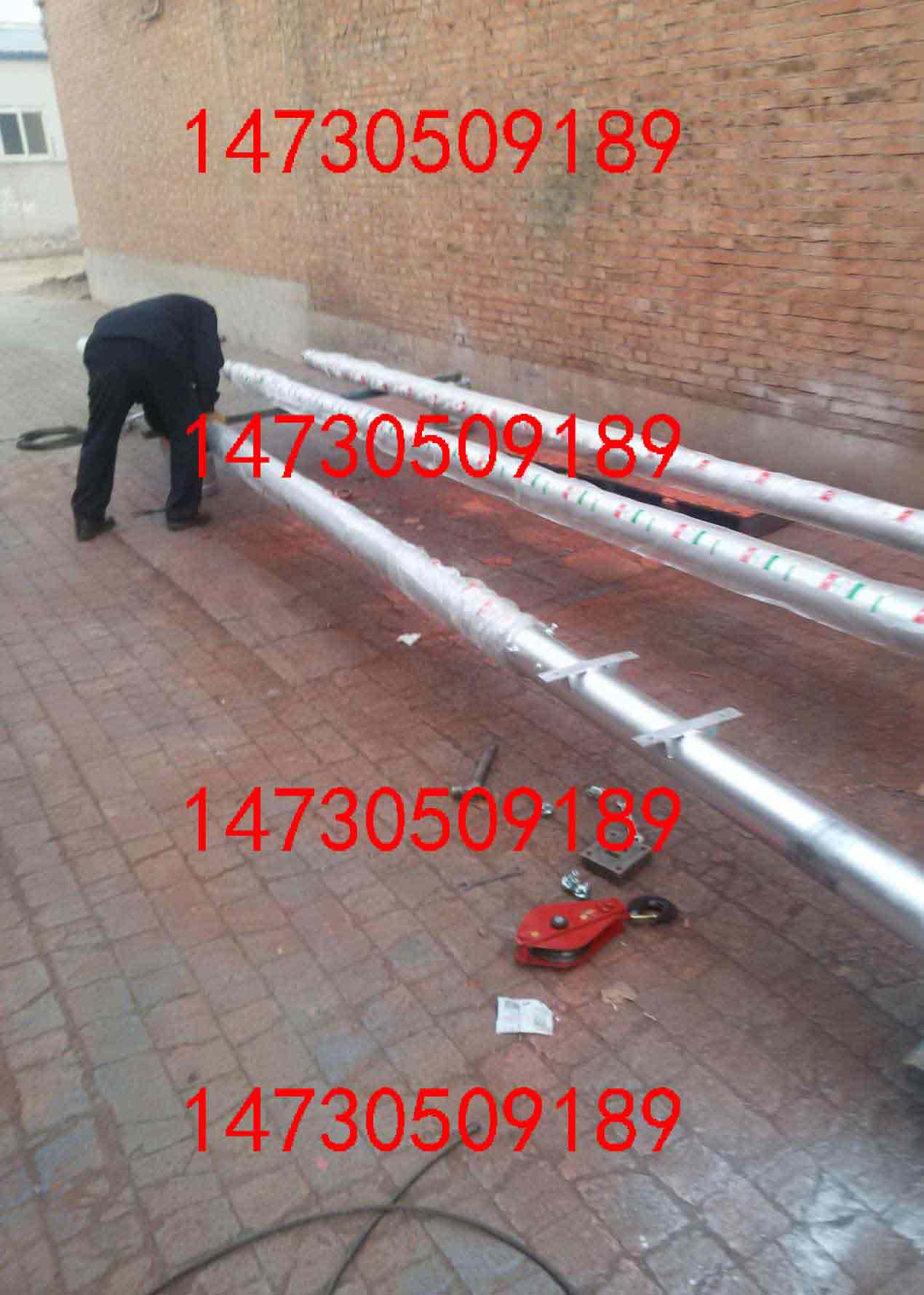 浙江省電力高塔抱桿塔吊抱桿視頻原始圖片3