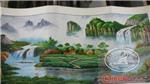 刺绣蜀绣屏风挂件-风光山水画-公司开业庆典礼品-外事礼品