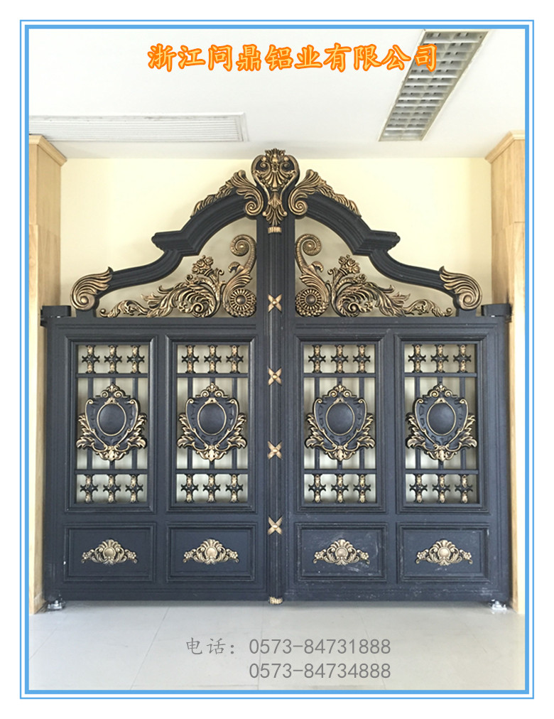 廠家直銷上海嘉興杭州鋁藝大門(mén)鋁合金別墅大門(mén)庭院門(mén)進(jìn)戶門(mén)可加工定做