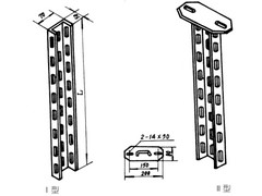 供應(yīng)北京地區(qū)優(yōu)質(zhì)GQ1-H01-B型槽鋼立柱_價(jià)位合理的GQ1-H01-B型槽鋼立柱
