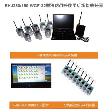 消防员呼救器后场接收装置