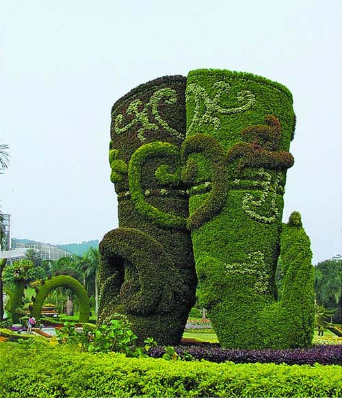 【花花世界醉人眼！】青州草花批发【五色草造型】青州草花价格