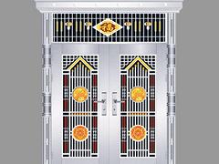 供应禹州金盛不锈钢门业爆款不锈钢门_不锈钢双开门经销商