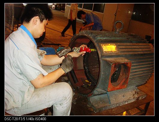 可靠的低壓電機維修當選精翊機電——海南電機轉子軸電電刷鍍修復