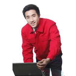 短袖工作服 純棉短袖工作服 工作服批發(fā) 沃克迪威夏裝