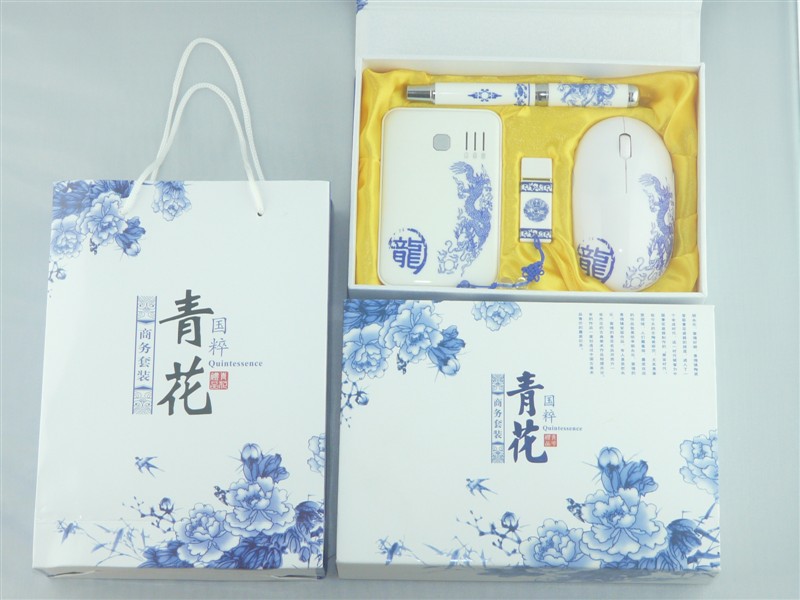 商務(wù)禮品青花瓷U盤定做批發(fā) 公司會(huì)議禮品陶瓷U盤生產(chǎn)廠家