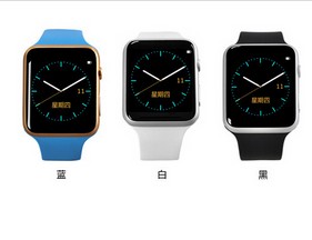 四核gd1:1智能手表手机 苹果原装屏 推送安卓苹果iOS8.0系统