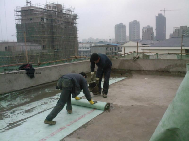 高分子交叉压膜湿铺防水卷材