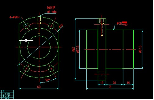 SFER3232螺母尺寸安裝圖原始圖片2