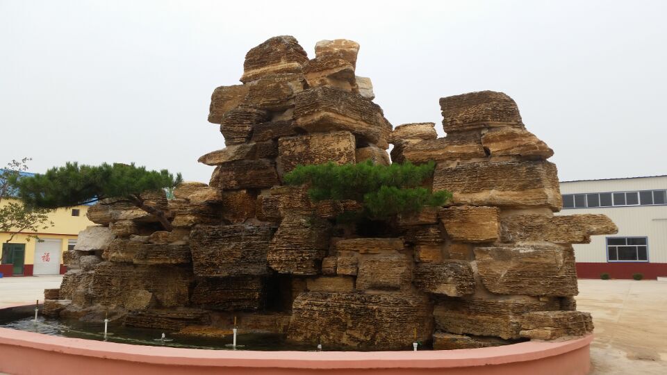 山東龜紋石，千層石，水紋石園林石直銷處