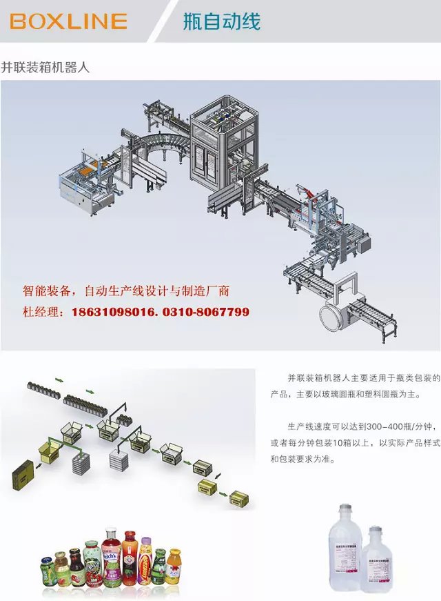 河北博柯萊瓶自動裝箱機-并聯裝箱機器人原始圖片3