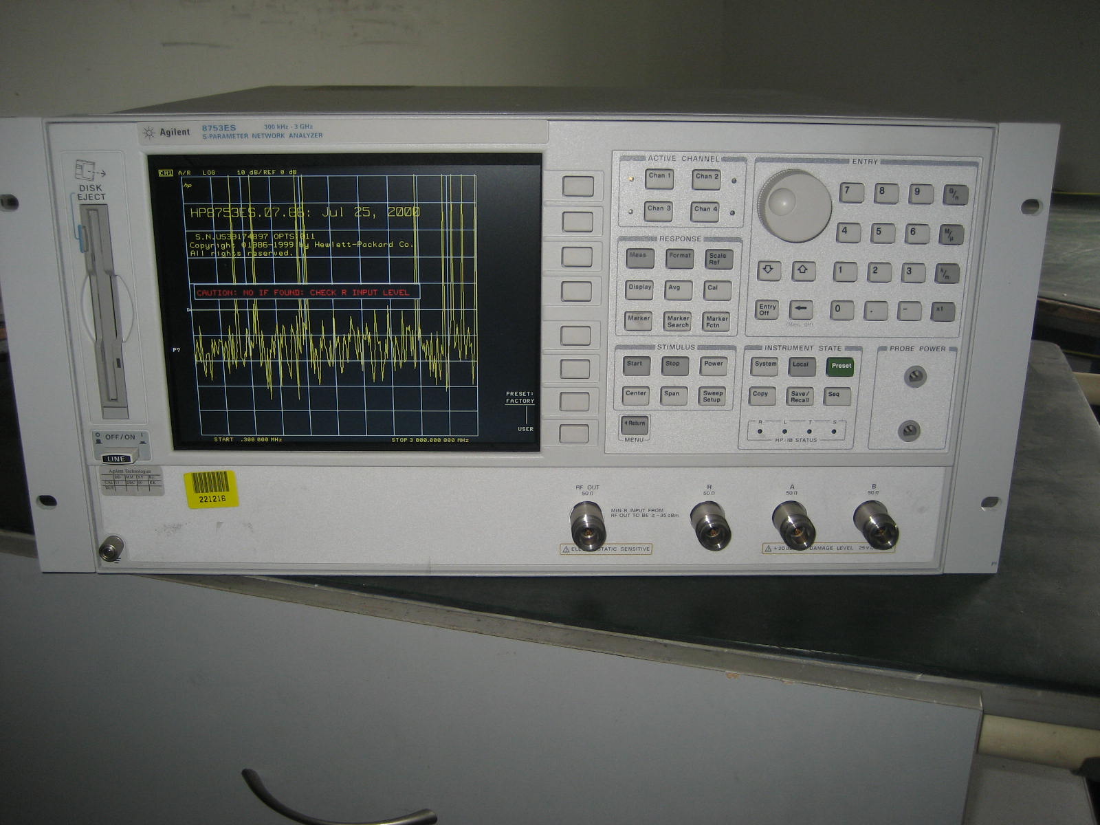 代價銷售！速來{qg}！Agilent 8753ES 網(wǎng)絡(luò)分析儀，HP8753ES