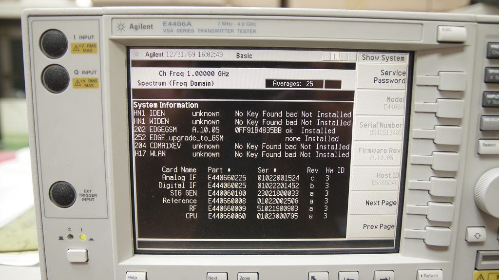 tj處理多臺(tái)，Agilent E4406A 頻譜分析儀