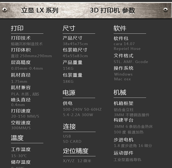 立顯3D打印機原始圖片2