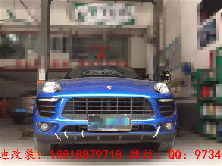 保時捷 PORSCHE MACAN 小卡宴改裝碳纖維風刀