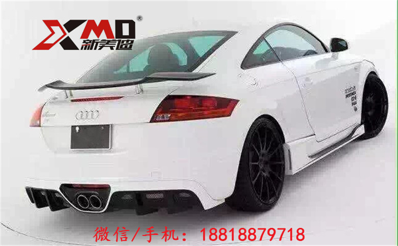 08-15 奧迪Audi TT TTS TTRS改裝  ROWEN款 炎狼 碳纖維尾翼