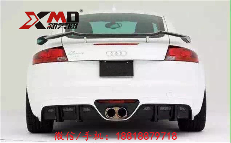 08-15 奧迪Audi TT TTS TTRS改裝  ROWEN款 炎狼 碳纖維尾翼原始圖片2